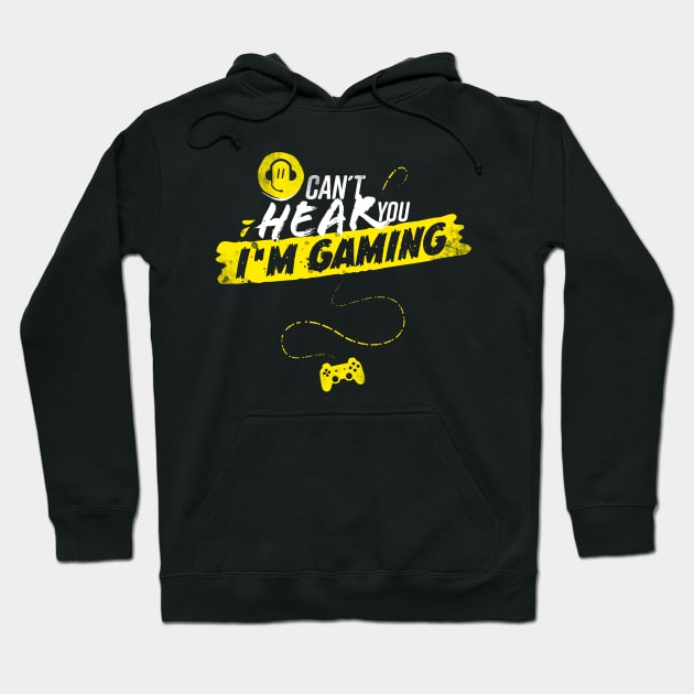 Can't Hear You I'm Gaming - Console Headset Hoodie by holger.brandt